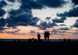 Sur la plage du Havre