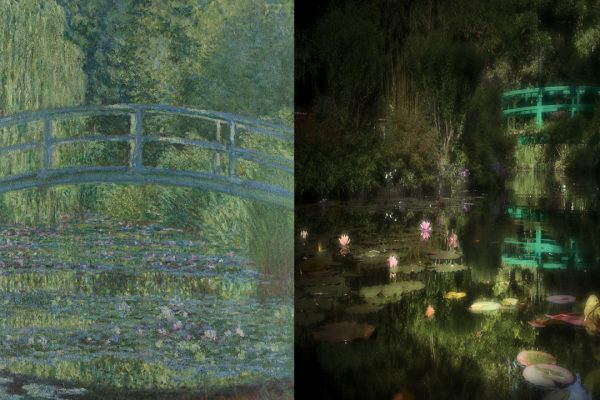 Diptyque Bassin aux nympheas harmonie verte et instant de bonheur Giverny Normandie