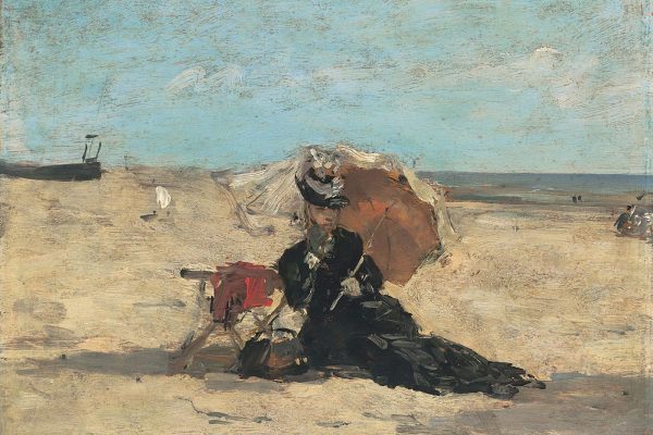 Femme à l'ombrelle par Eugène Boudin