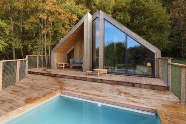 lodge avec piscine de la Casa Rosalie