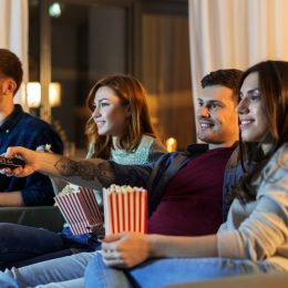 Soirée télé entre amis