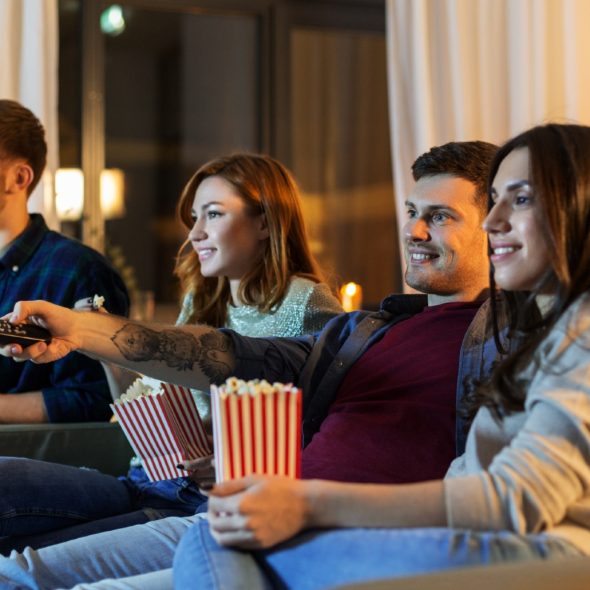 Soirée télé entre amis