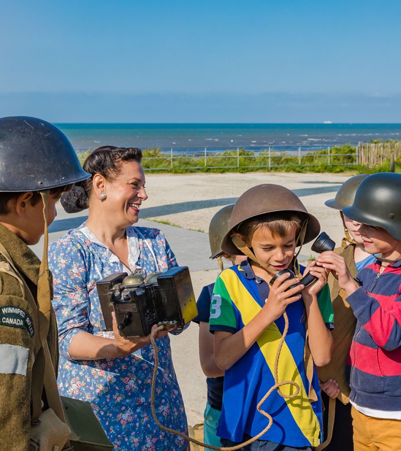 En Juno Beach, el Día D contado a los niños