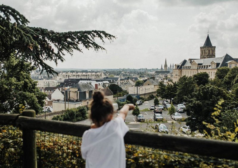Vue sur Caen depuis le Parc Ornano