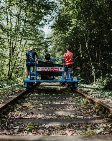 Velorail à Bagnoles de l'Orne