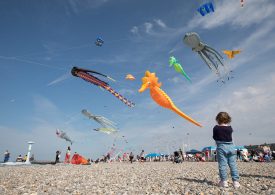 Festival du cerf-volant sur la plage de Dieppe