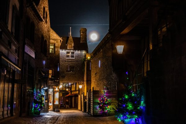 Mont-Saint-Michel de nuit
