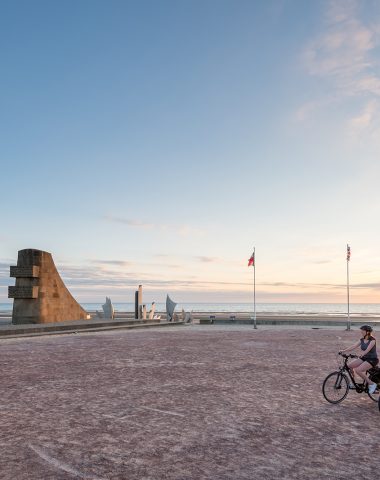 Itinéraire vélomaritime sur les plages du Débarquement