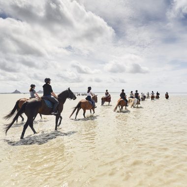 Rando à cheval en Baie du Mont-Saint-Michel