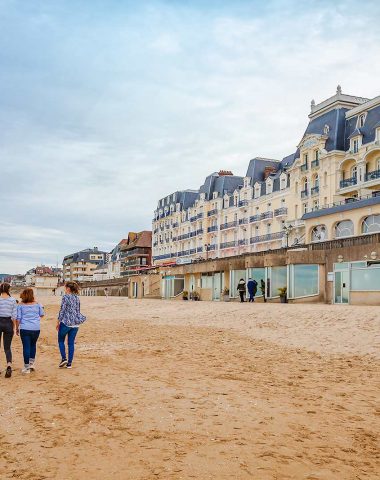 Plage de Cabourg devant le Grand Hôtel