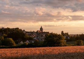 Coucher de soleil sur Belleme