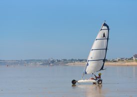 Char à voile à Jullouville