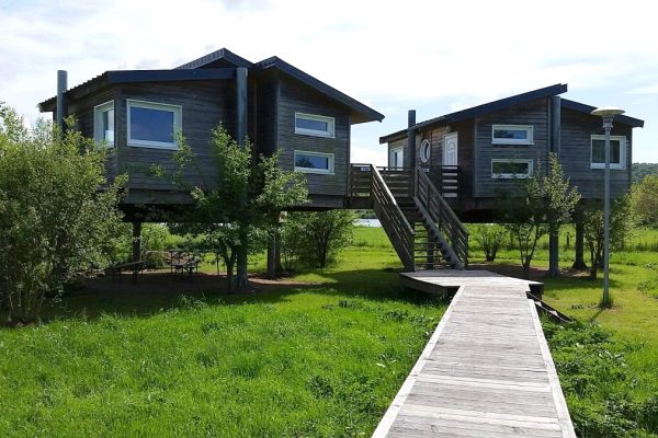 Cottages-sur-pilotis Camping Risle Seine
