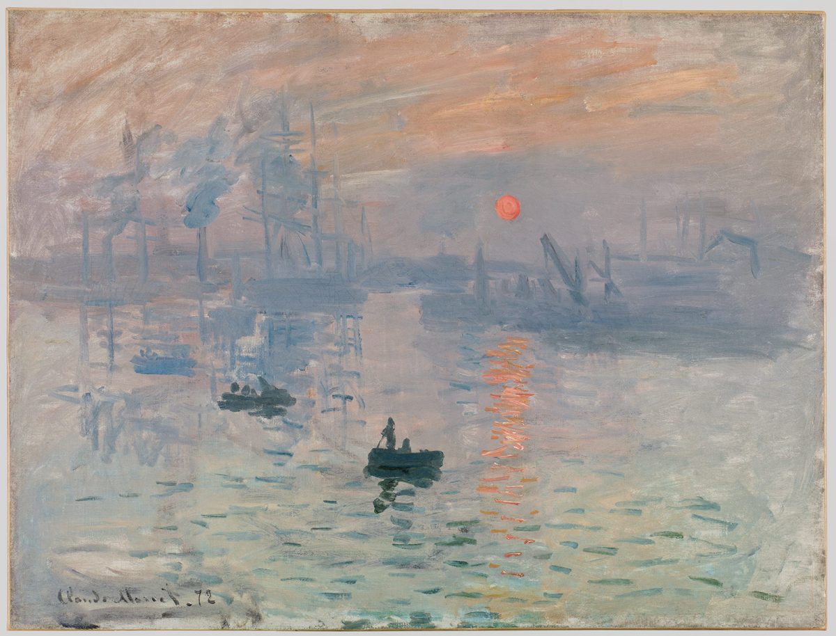 Impresión, sol levante, 1872, museo Marmottan Monet en París © SLB Christian Baraja