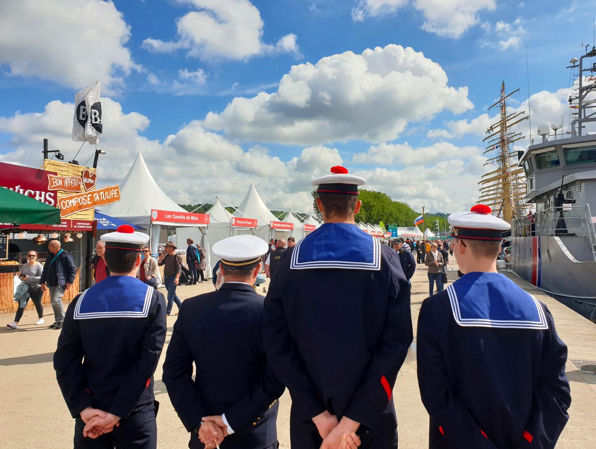Marineros durante la Armada de Rouen © Danielle Dumas